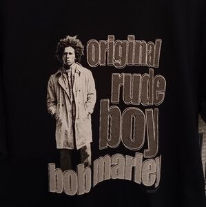 Original Rude Boy T-shirt by Bob Marley (2005) Brand-new